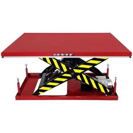 Pake Handling Tools Electric Hydraulic Scissor Lift Table, 5,000 lb. Capacity, 72''x48'' Platform, 36.25'' Lifting Height PAKHWBG237248